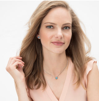 Brighton Twinkle Mini Post Earrings - Zircon
