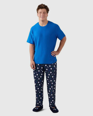 Men's 2 Piece Pajama Pant Sets in A Bag