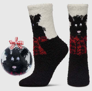 MistleToes Embroidered Christmas Socks