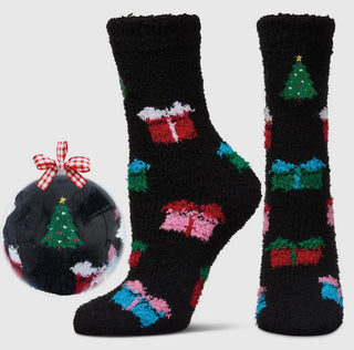 MistleToes Embroidered Christmas Socks