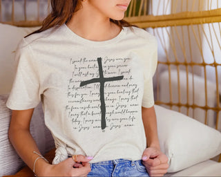 I Speak the Name of Jesus Christian Graphic Tee