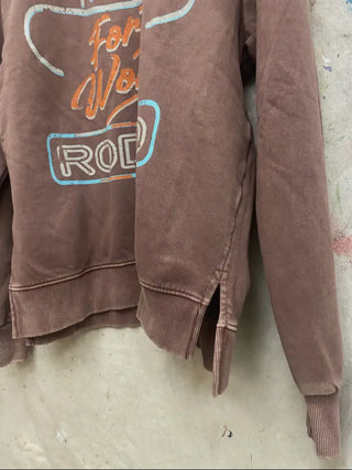 Fort Worth Rodeo Acid Wash Crew Neck Sweatshirt