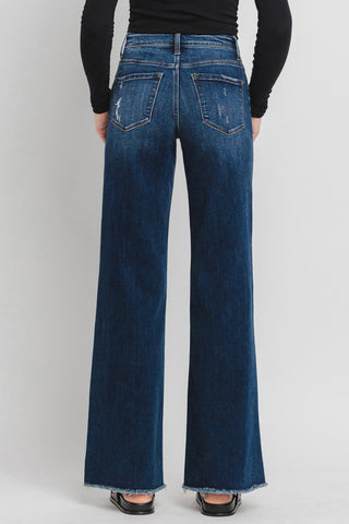 Flying Monkey High Rise Wide Leg Jeans