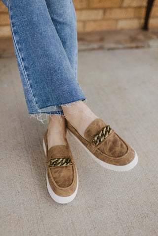 Corkys Chain Reaction Tan Loafer