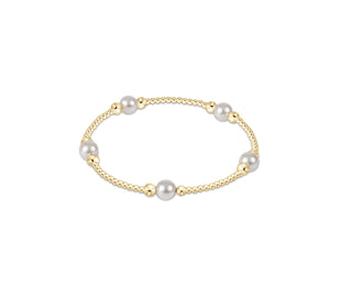 enewton Purpose Pearl 6mm Bead Bracelet - Gold