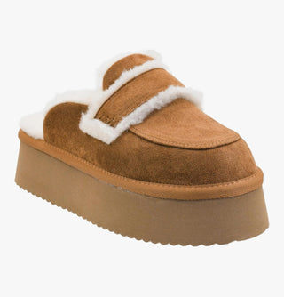 Corkys Veg Out Tobacco Faux Suede Slippers