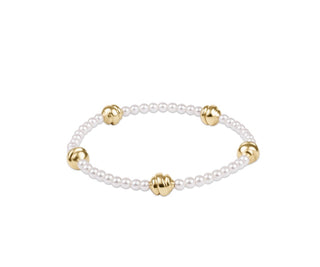 enewton Admire Small Gold 3mm Pearl Bracelet