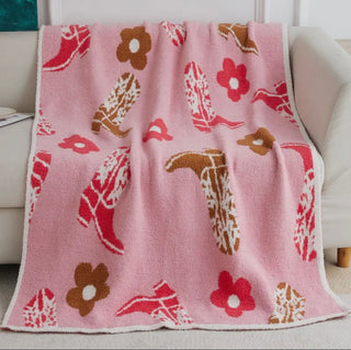 Luxury Printed Throw Blankets