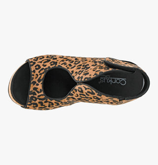Corkys Frisky Leopard Wedge Sandal
