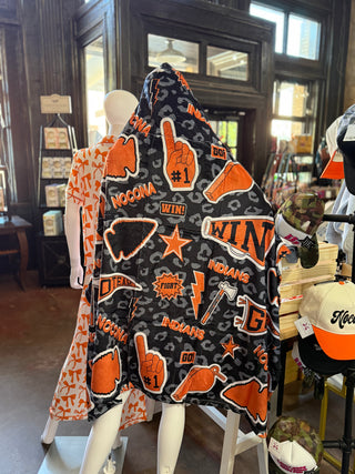 Nocona School Spirit Hooded Blanket - 3 Styles!