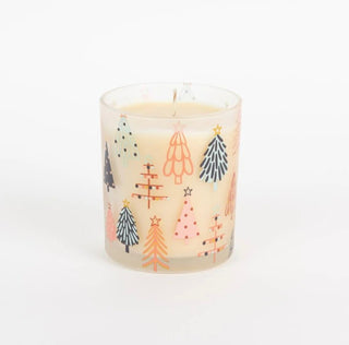Bridgewater Sweet Grace candle with tree background 

