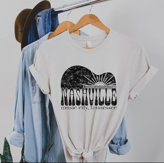 Nashville Music City Graphic Tee