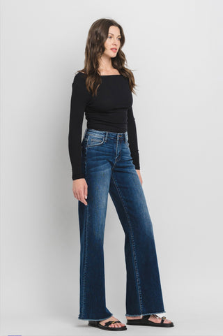 Flying Monkey High Rise Wide Leg Jeans