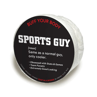 Sports Guy Soap in a Sponge
