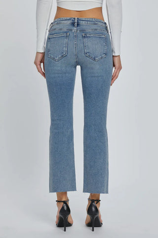 Hidden Denim Ryan Mid Rise Crop Bootcut Jeans