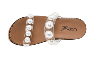 Corkys Clear Happy Go Lucky Wedge Sandal