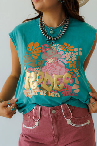 Rodeo Flower Tank Top