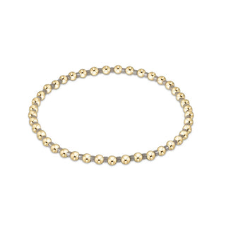 enewton Hope Grateful Bracelet - Milkshake is a bracelet with gold and milkshake-colored beads. 