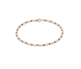 enewton Hope Sincerity Pattern 2mm Bead Bracelet - Pink Metallic is a gold and pink metallic beaded bracelet 