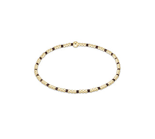 enewton Hope Sincerity Pattern 2mm Bead Bracelet - Chocolate is a bracelet with gold and chocolate colored beads. 