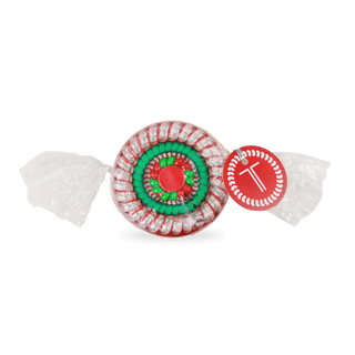 TELETIES Candy Hair Tie Gift Set is a set of red, white, and green hair ties. 