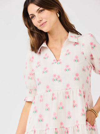 Molly Dress - Sweetbriar Stripe Pink