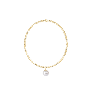 enewton Classic Gold 2mm Bracelet - Classic Pearl 8mm Charm