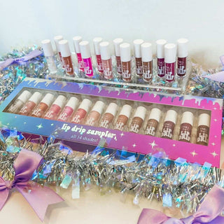 14-Piece Holiday Luxury Lip Drip Lip Gloss Sampler Kit