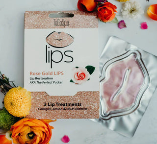 Rose Gold Lips - Collagen, Hyaluronic Acid & Vitamin Lip Mask