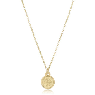 enewton 16" Necklace Gold - Blessing Small Gold Disc