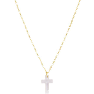 enewton 16" Necklace Gold - Blessed Crystal Charm