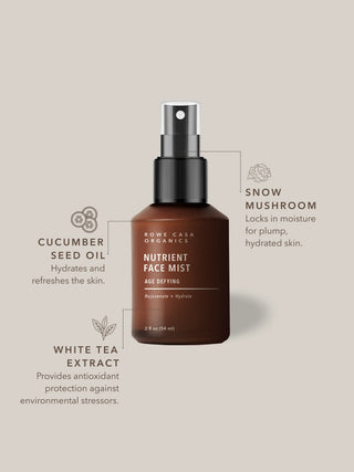 Rowe Casa Age Defying Nutrient Face Mist | 2 Oz