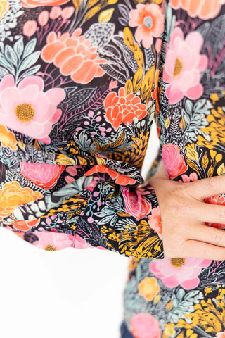 Petal Punch Long Sleeve Button Up Blouse