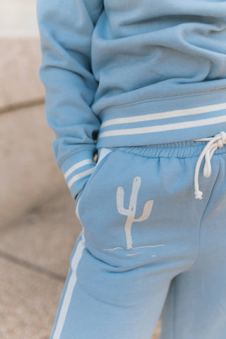 Blue HOWDY Sweatpants - Matching Sweatshirt Available