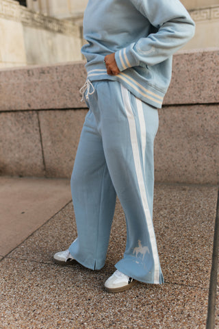Blue HOWDY Sweatpants - Matching Sweatshirt Available