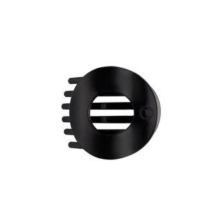Teleties Jet Black Medium Flat Circle Hair Clip