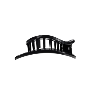 Teleties Jet Black Medium Flat Circle Hair Clip