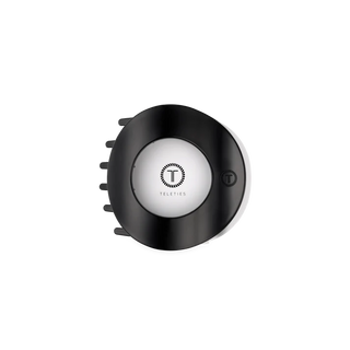 Teleties Jet Black Medium Flat Circle Hair Clip