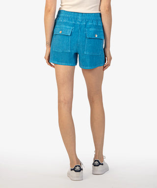 Kut from the Kloth Christina Draw Cord Linen Shorts