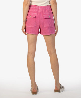 Kut from the Kloth Christina Draw Cord Linen Shorts