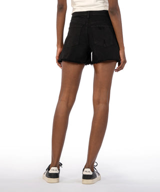 Kut from the Kloth Jane High Rise Long Short in Black