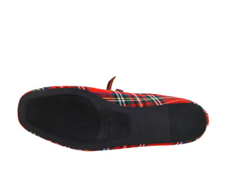 Corkys Hey Girl Layover Mary Jane Flat - Red Plaid