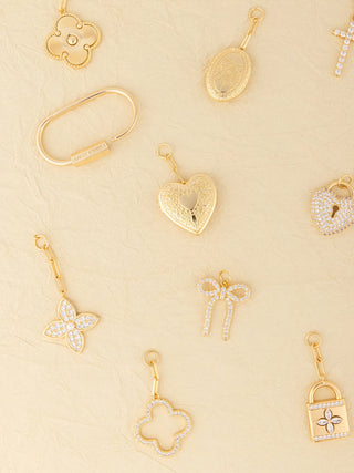 Various Gold Bag Charms