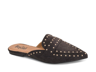 Corkys Mischief Pointed Toe Mule Slide Shoe - Chocolate