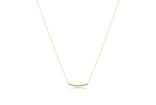 enewton 16" Necklace Gold - Bliss Bar Small Gold