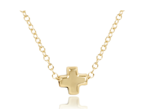 enewton 16" Necklace Gold - Signature Cross Small Gold