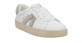 Corkys No Chaser Sneaker - White w/ Rhinestones