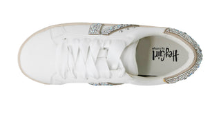 Corkys No Chaser Sneaker - White w/ Rhinestones