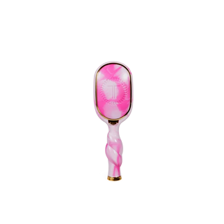 Teleties Mini Detangler Hair Brush for Medium Hair - Pinch Me! - Bubblegum Pink