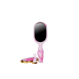 Teleties Mini Detangler Hair Brush for Medium Hair - Pinch Me! - Bubblegum Pink